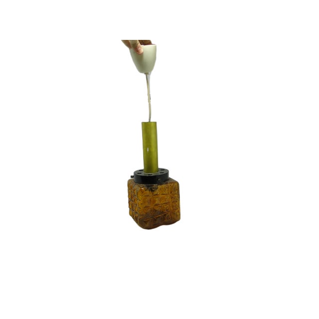 Vintage Polish Pending Lamp from Polam, 1970s For Sale - Image 6 of 10