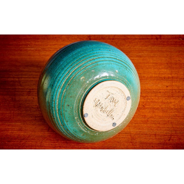 1960s Ceramic Vessels with Lid and Vase in Green by Tom McMillin, USA, 1960s, Set of 5 For Sale - Image 5 of 18