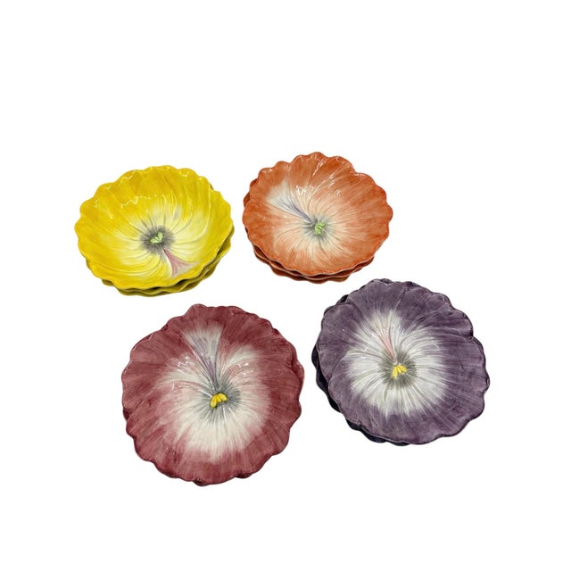 Pink Vintage Fitz and Floyd April Flowers Dinnerware Set- A Set of 36 Pieces. For Sale - Image 8 of 12