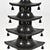 Mid-Century Modern Mid 20th Century Asian Modern Japanese Pagoda Lamp For Sale - Image 3 of 10