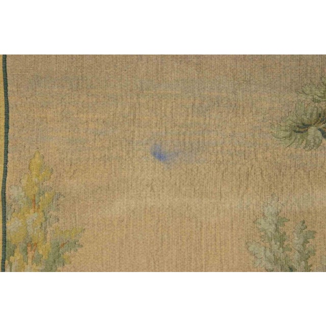 Vintage Tapestry with Bucolic Scene, Early 20th Century For Sale - Image 4 of 6