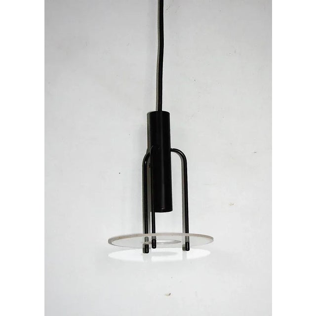 Minimalist Hanging Lamp from Vest, Austria, 1970s For Sale - Image 3 of 7