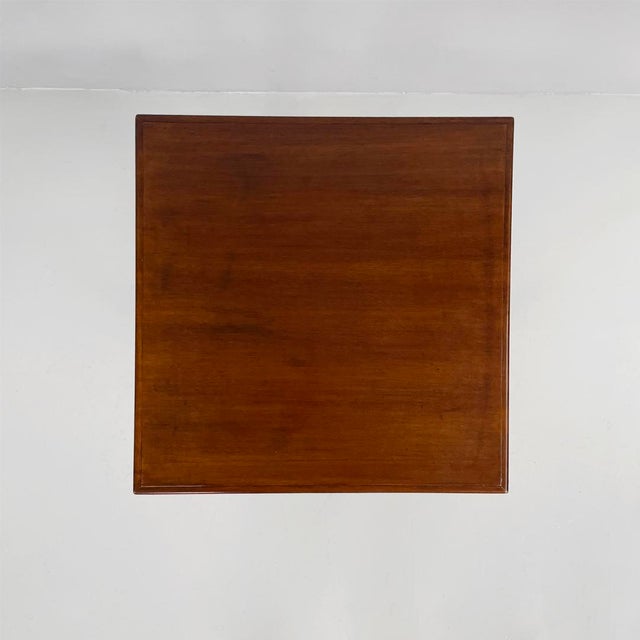 Art Deco Italian Square Wooden Pedestal, 1920s For Sale - Image 6 of 15