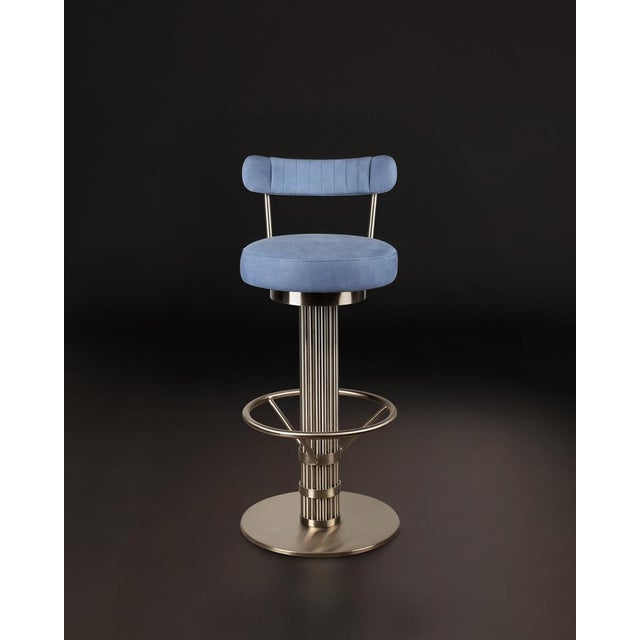 Willis Bar Chair by Porus Studio For Sale - Image 13 of 14