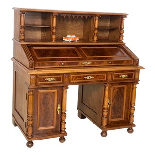 Antique Gründerzeit Secretary, 1880 For Sale