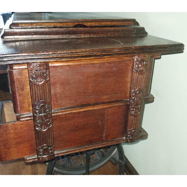Mid 19th Century Wheeler & Wilson Sewing Machine Table For Sale - Image 10 of 18