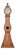 Gustavian Long Case Clock in Hand-Carved Pine, Sweden, 1790 For Sale