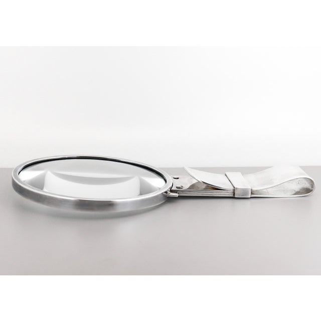 Hermès Paris Ravinet d'Enfert Deco Style Sterling Silver Buckle Magnifying Glass For Sale - Image 12 of 18