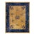 1920s Camel Floral Modern Antique Chinese Art Deco Knotted Wool Rug 9' X 11'8" For Sale