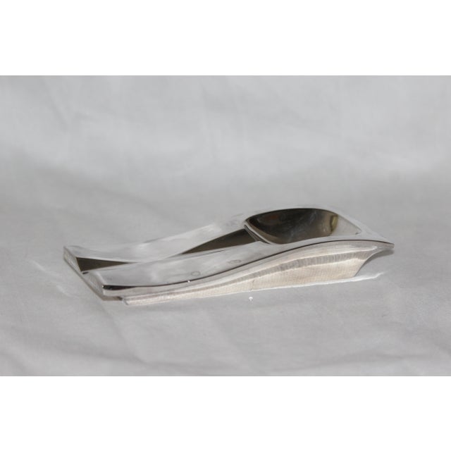 Vintage Silver Cigar Ashtray, 1970s For Sale - Image 6 of 16