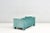 1970s 1970s Turquoise Postmodern Cubic Settee For Sale - Image 5 of 13