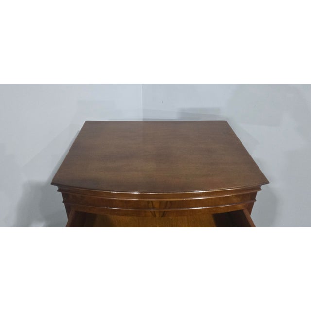 Small Queen Anne Burr Walnut Chest on Chest of Drawers, 1920 For Sale - Image 9 of 10