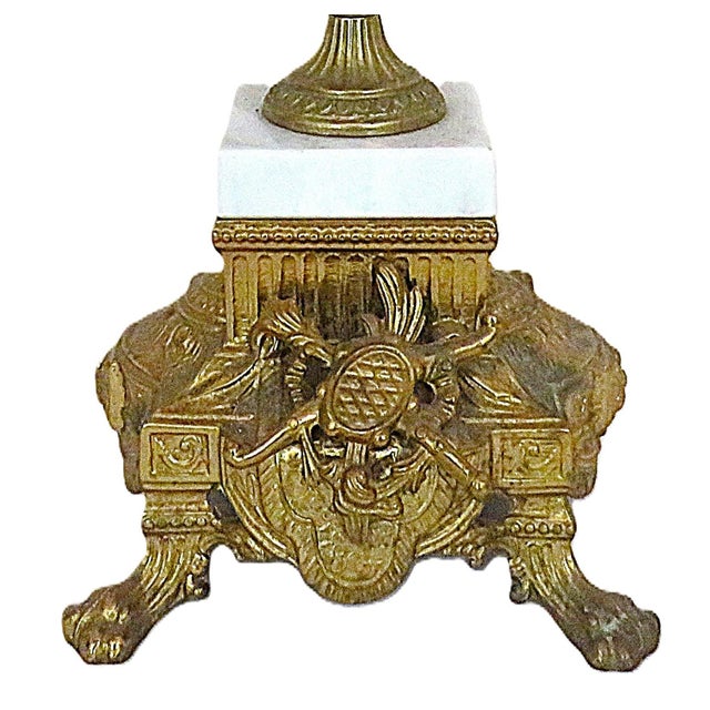 Late 20th Century Italian Brevettato Cherub Candelabra Candle Holders For Sale - Image 5 of 6