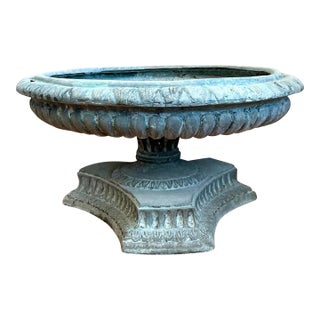 Vintage Patinated Bronze Urn For Sale