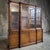 Traditional Monumental Style Burl Wood Fsux Bamboo China Library Cabinet or Hutch Bookshelf For Sale - Image 3 of 6