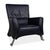 322 Leather Armchair Set in Blue with Ottoman by Rolf Benz, Set of 2 For Sale - Image 4 of 18