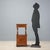 Louis Philippe walnut nightstand crafted in Italy towards the late 19th century. This elegant piece features a raised back...