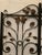 Interior Partition with Double Doors in Patinated Wrought Iron For Sale - Image 3 of 10
