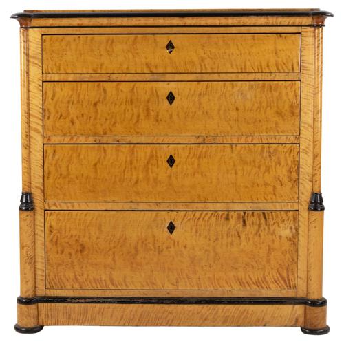 Biedermeier Chest of Drawers For Sale - Image 9 of 9