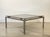 Square Coffee Table in Steel and Smoked Glass, 1970s For Sale - Image 4 of 8