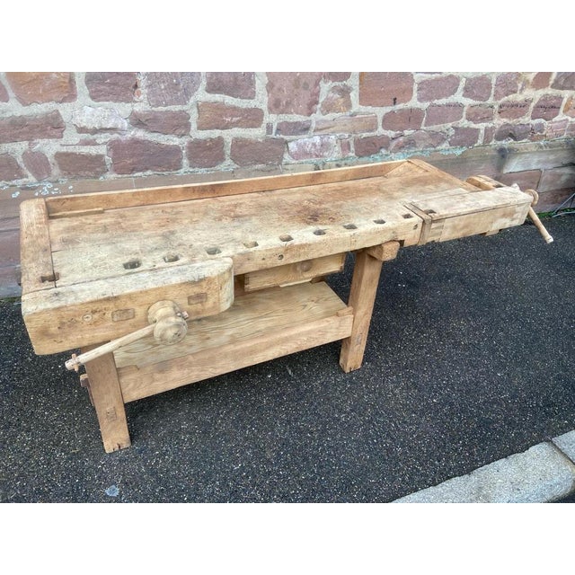 French Workshop Table, 1890s For Sale - Image 5 of 18