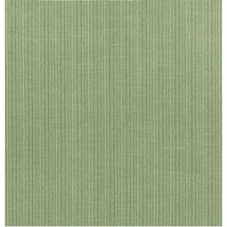 Schumacher Antique Strie Velvet Fabric in Aloe For Sale