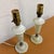 White Vintage Opal Iridescent Glass Lamps, Pair For Sale - Image 8 of 12