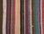 Textile 1970s Vintage Handmade Wool Cotton Multicolor Kilim Rug For Sale - Image 7 of 11