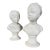 Set of 2, Vintage Louis Style Porcelain Busts For Sale