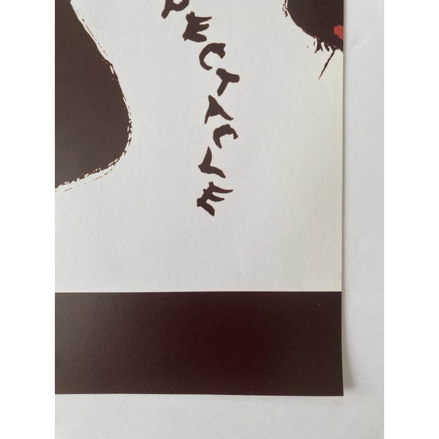 Original Vintage Moulin Rouge Frou Frou Offset Lithograph Poster by René Gruau, 1980s For Sale - Image 8 of 14