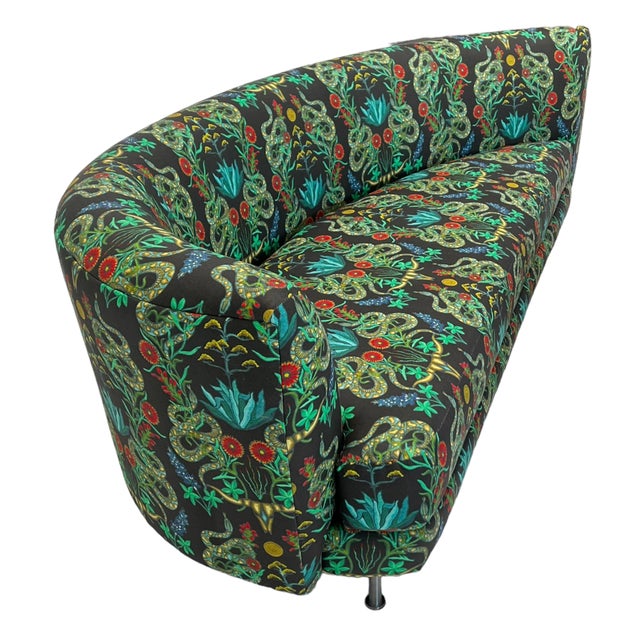 Mid 20th Century Vintage Sofa Attributed to Thayer Coggin: Texas Roads Edition For Sale - Image 12 of 18