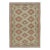 Rug & Kilim’s Oversized Diamond Play Rug in Mint and Rust, 13x19 For Sale