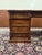 English Desk Partner in Teak with Leather Top For Sale - Image 9 of 18