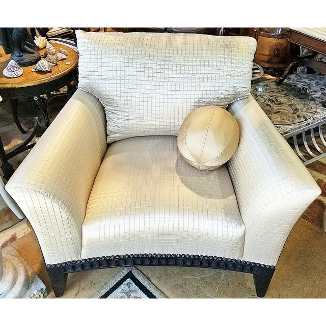 Yellow 1990s Set of 2 Marge Carson Armchairs For Sale - Image 8 of 14