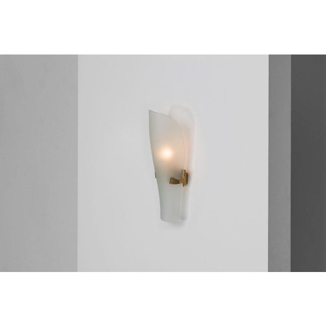 Model 1636 Sconce attributed to Max Ingrand for Fontana Arte, Italy, 1960s For Sale - Image 11 of 15