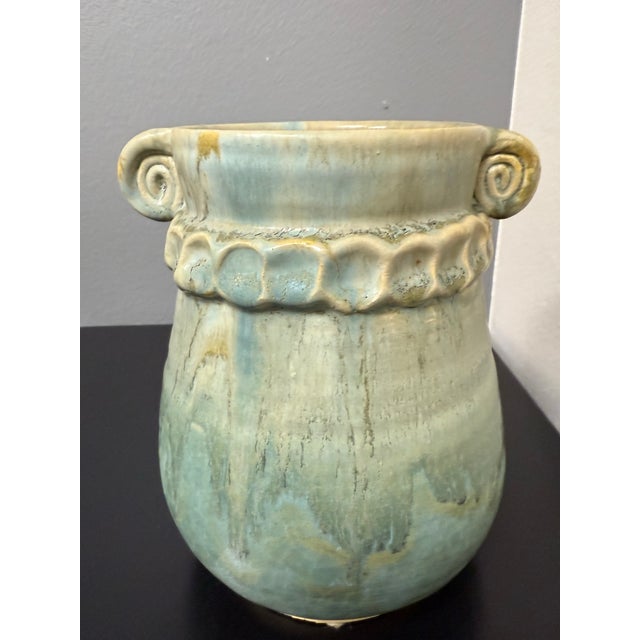 Pottery glazed vase great addition to a stylish home