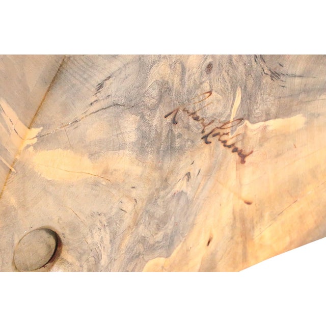 Late 20th Century Richard Rothbard Burl Wood Puzzel Jewelry Box For Sale - Image 11 of 15