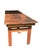 Fabulous antique "clipper" style folding table. Three board patina'd top. Legs securely tucked under for easy storage and...