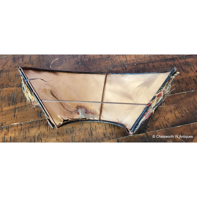 1950s Vintage Mid Century Modern Ceramic African Woman Wall Light Sconce, C1950s For Sale - Image 5 of 7