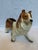 Lifelike Porcelain Collie Planter