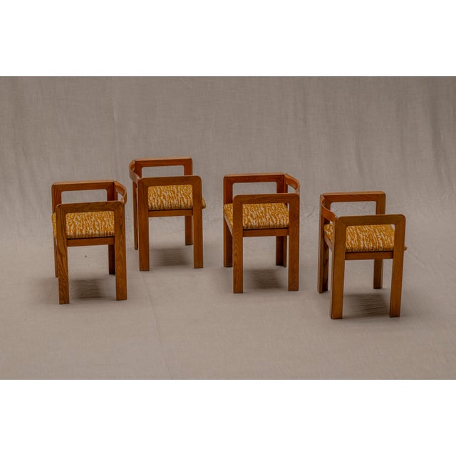 Samara Dining Chairs by Derk Jan De Vries for Maisa Di Seveso, Milano, 1970s, Set of 4 For Sale - Image 13 of 15