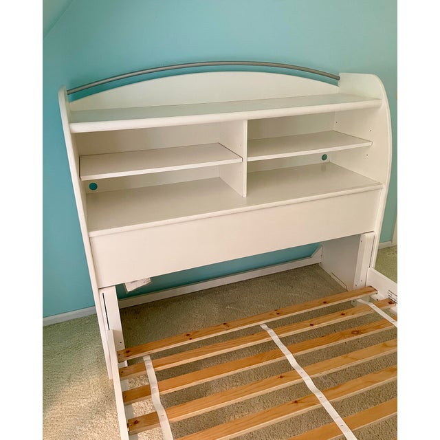 Stanley Furniture Stanley Furniture White Storage Bed-Full Size For Sale - Image 4 of 7