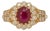 Gia Certified 1.5Ct Burma Ruby Ring With Earth Mined Diamonds Accents: Solid 14k Gold, Size 6.75 For Sale