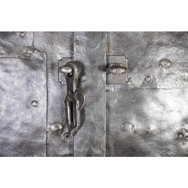 Antique Iron Clad Double Doors, 1780s For Sale - Image 12 of 18