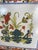 Vintage French Faience Style Ceramic Tile With Hand-Painted Floral Motif in Wood Frame. For Sale In Seattle - Image 6 of 10
