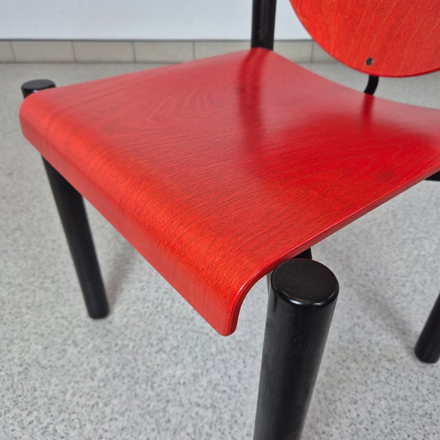 Wood Vintage Chair from Kusch+Co, Germany, 1980s For Sale - Image 7 of 10