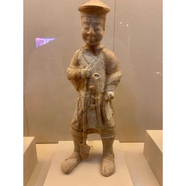Large Chinese Terracotta Tomb Figure East Han Dynasty For Sale In Atlanta - Image 6 of 8