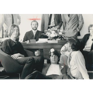Henry Grossman, The Beatles, Office, Black and White Photograph, 20,7 X 25,4 Cm 1970s For Sale