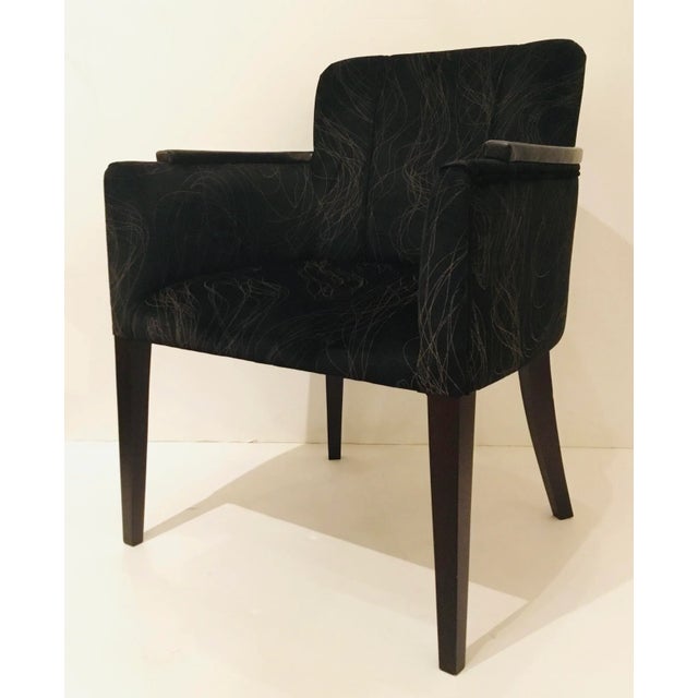 Wood Caracole Signature Modern Black Abstract the Lofty Desk Chair For Sale - Image 7 of 7