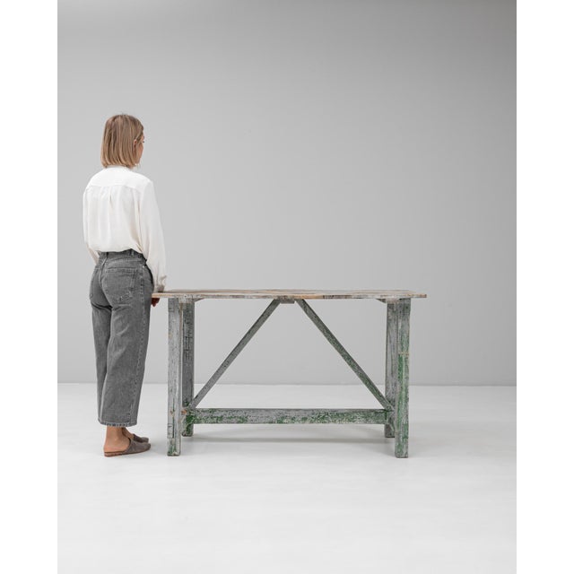 1900s French Wood Patinated Table For Sale - Image 17 of 18